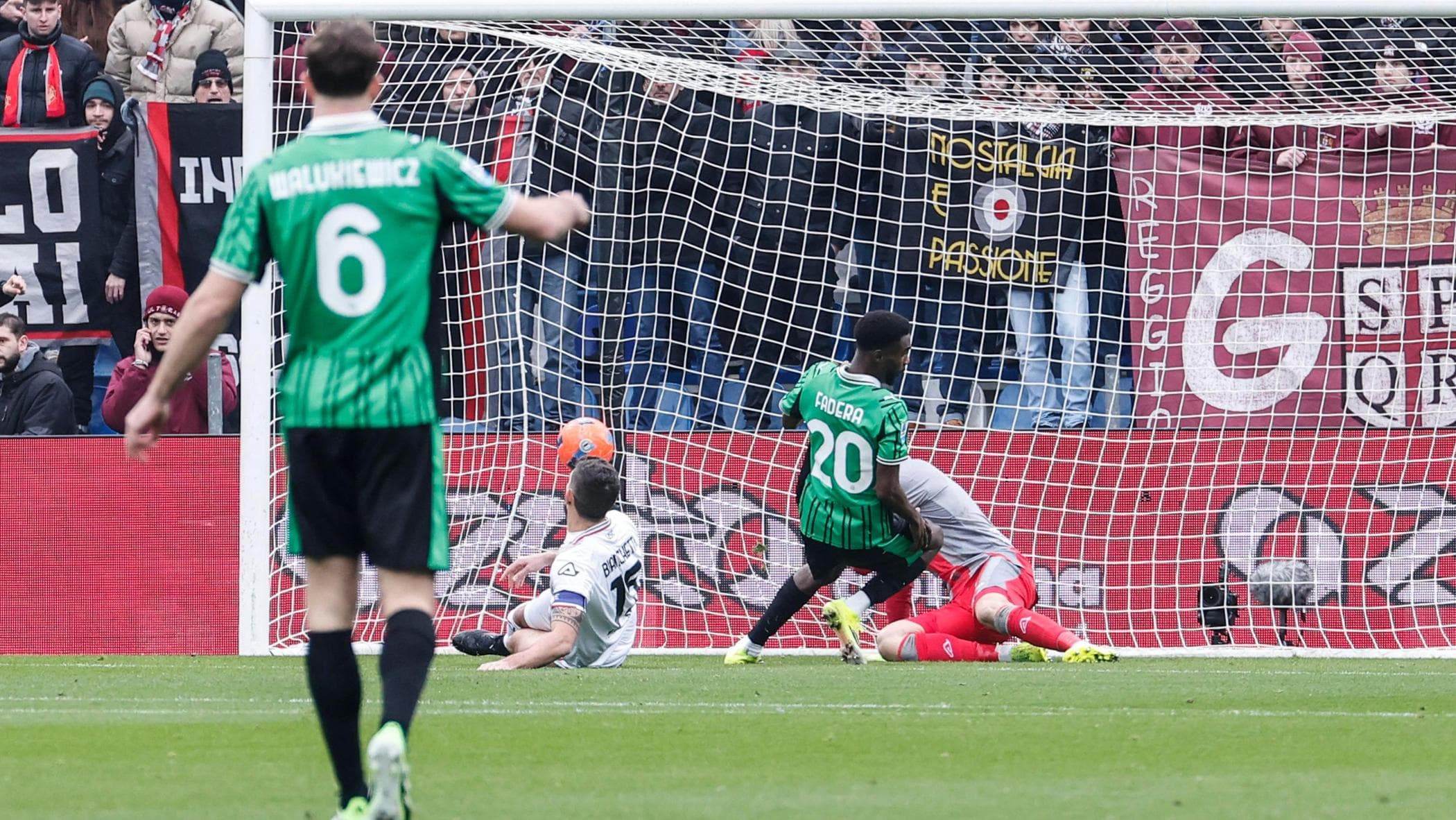 Fadera colpisce subito, il Sassuolo stende la Cremonese e torna alla vittoria: 1-0