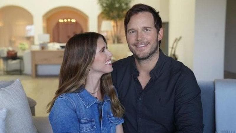 Chris Pratt e Katherine Schwarzenegger (Foto dal profilo Instagram dell'attore)