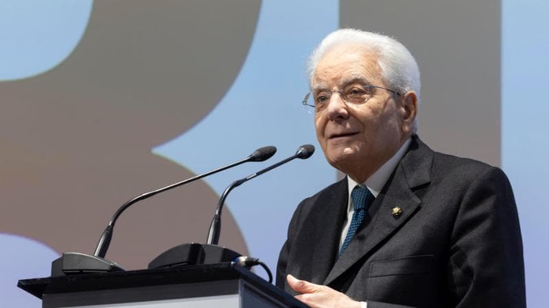 Sergio Mattarella in occasione della cerimonia per il 430&deg; anniversario della Fondazione Ufficio Pio e della Compagnia di San Paolo&nbsp;
