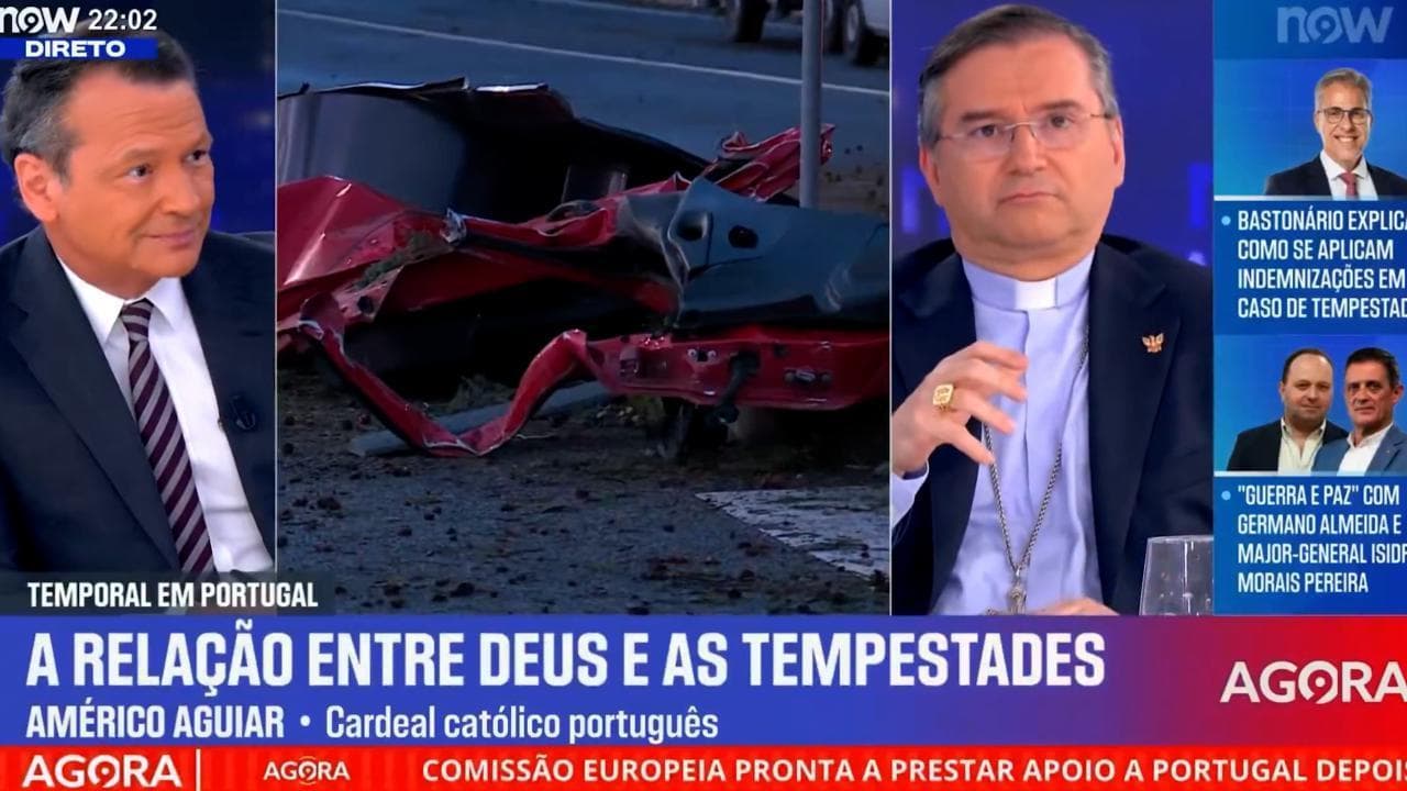 Portogallo, il prete interrotto in diretta tv dalle urla per il gol del Benfica