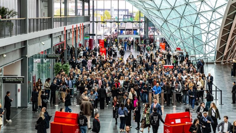 Arrvi al Salone del Mobile.Milano 2025, foto Giulia Copercini
