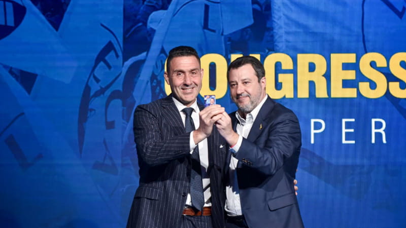 Roberto Vannacci e Matteo Salvini