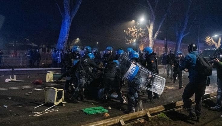 Gli scontri di Torino