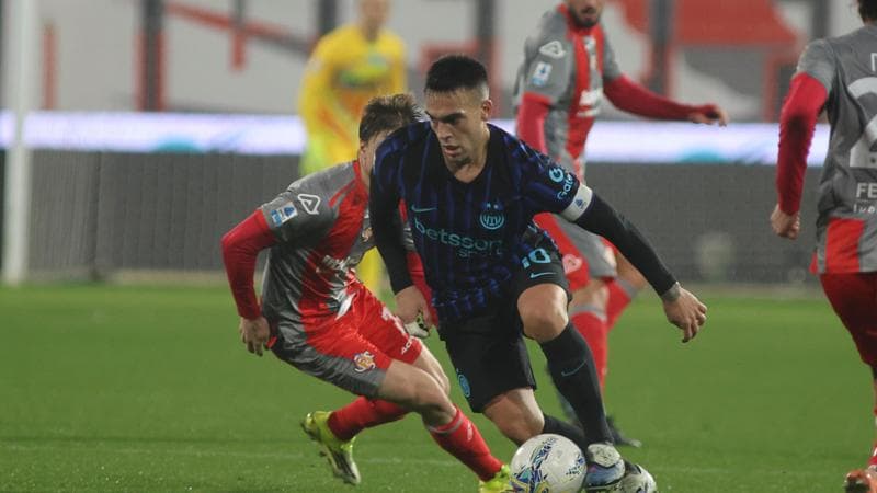 Lautaro in azione allo Zini