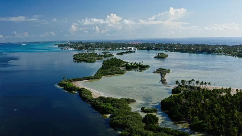 Un atollo maldiviano