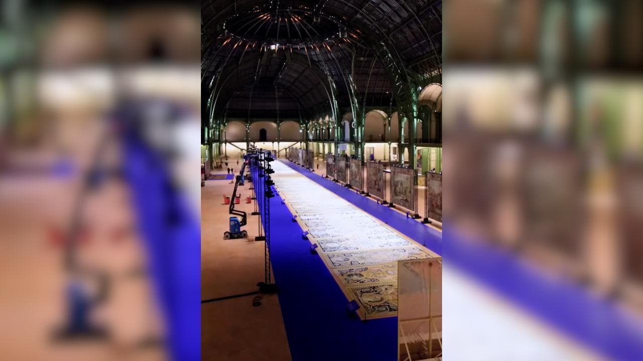 Parigi: al Grand Palais esposti i monumentali tappeti del Re Sole