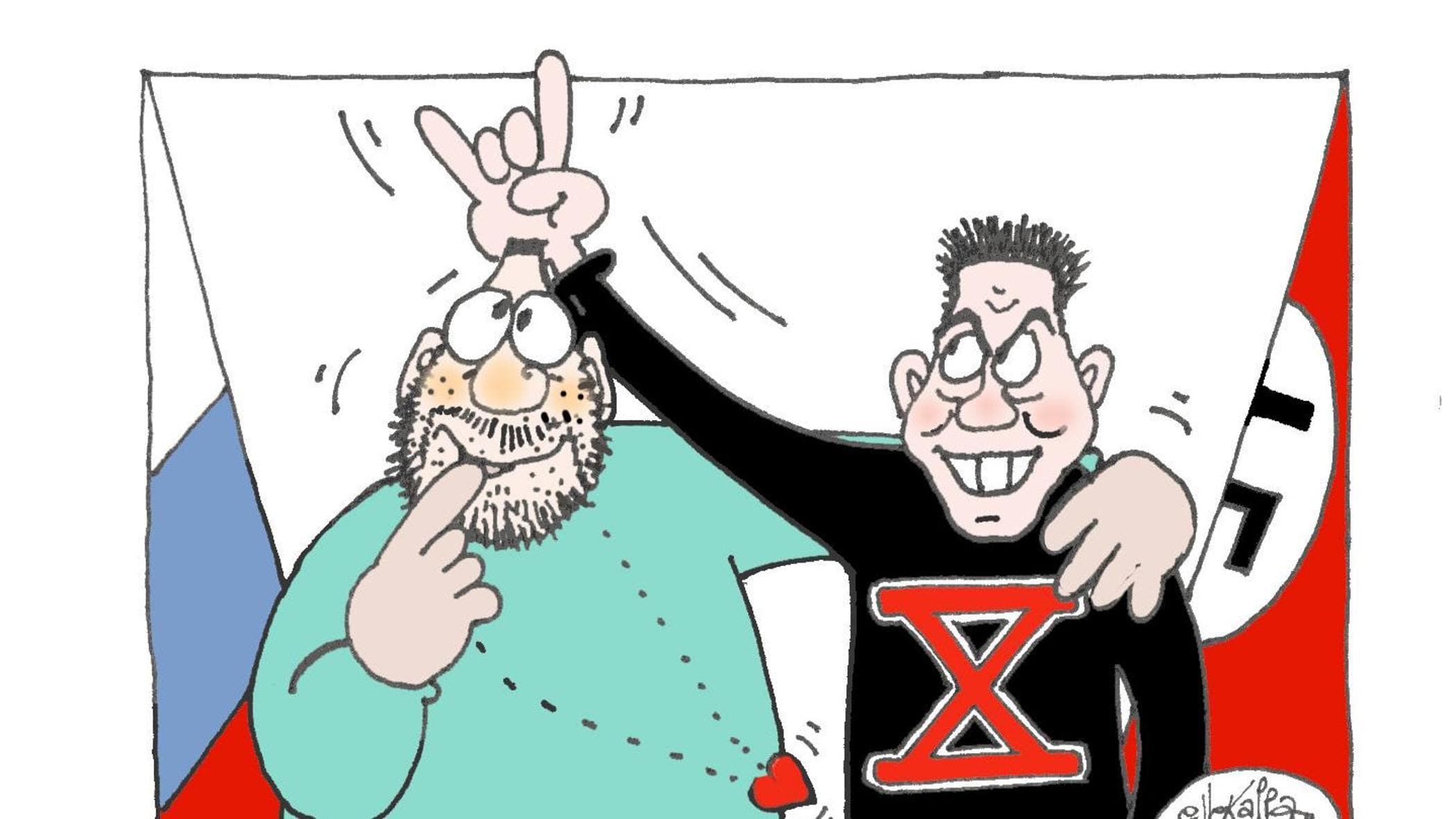 Vannacci lascia la Lega , la vignetta di ElleKappa
