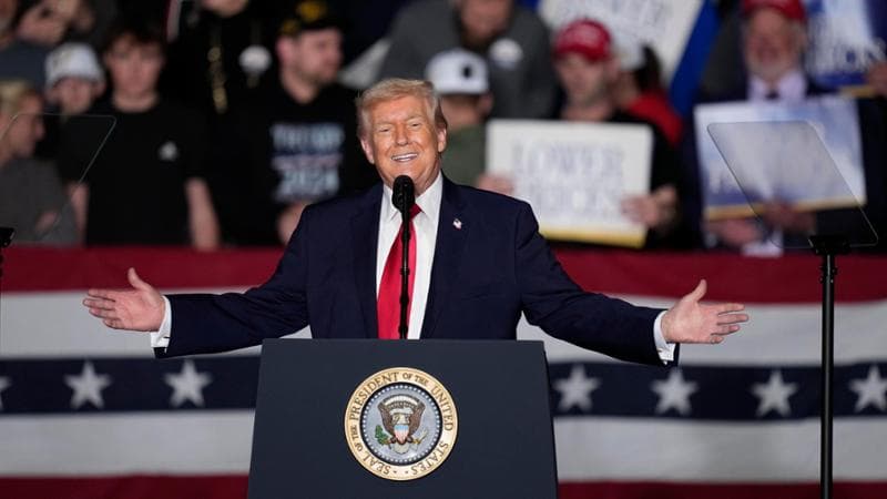 Clive (Iowa), 27 gennaio: il presidente americano Donald Trump