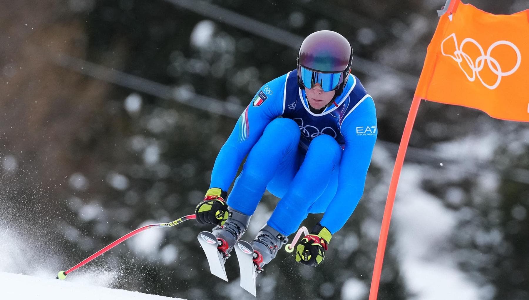 Franzoni secondo e Paris quinto nella prova della libera di Milano Cortina: primo assaggio di Olimpiadi