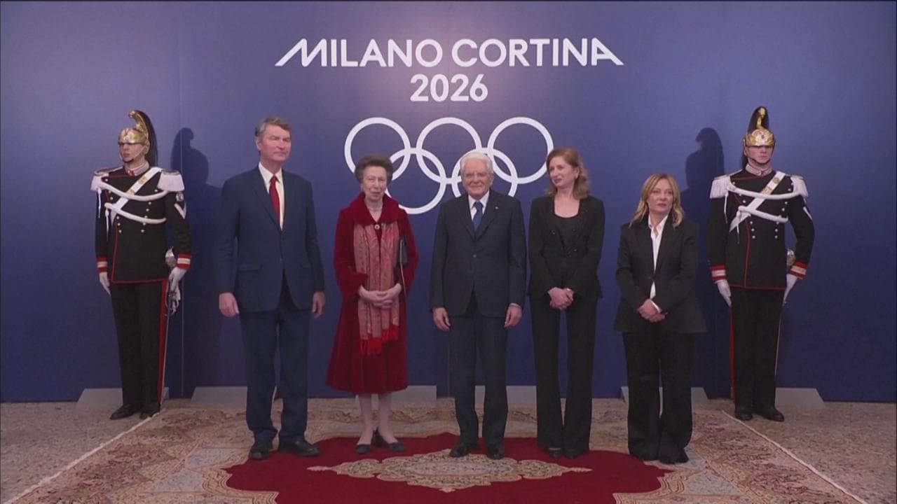Milano Cortina, Mattarella e Meloni accolgono i leader internazionali a Palazzo Reale