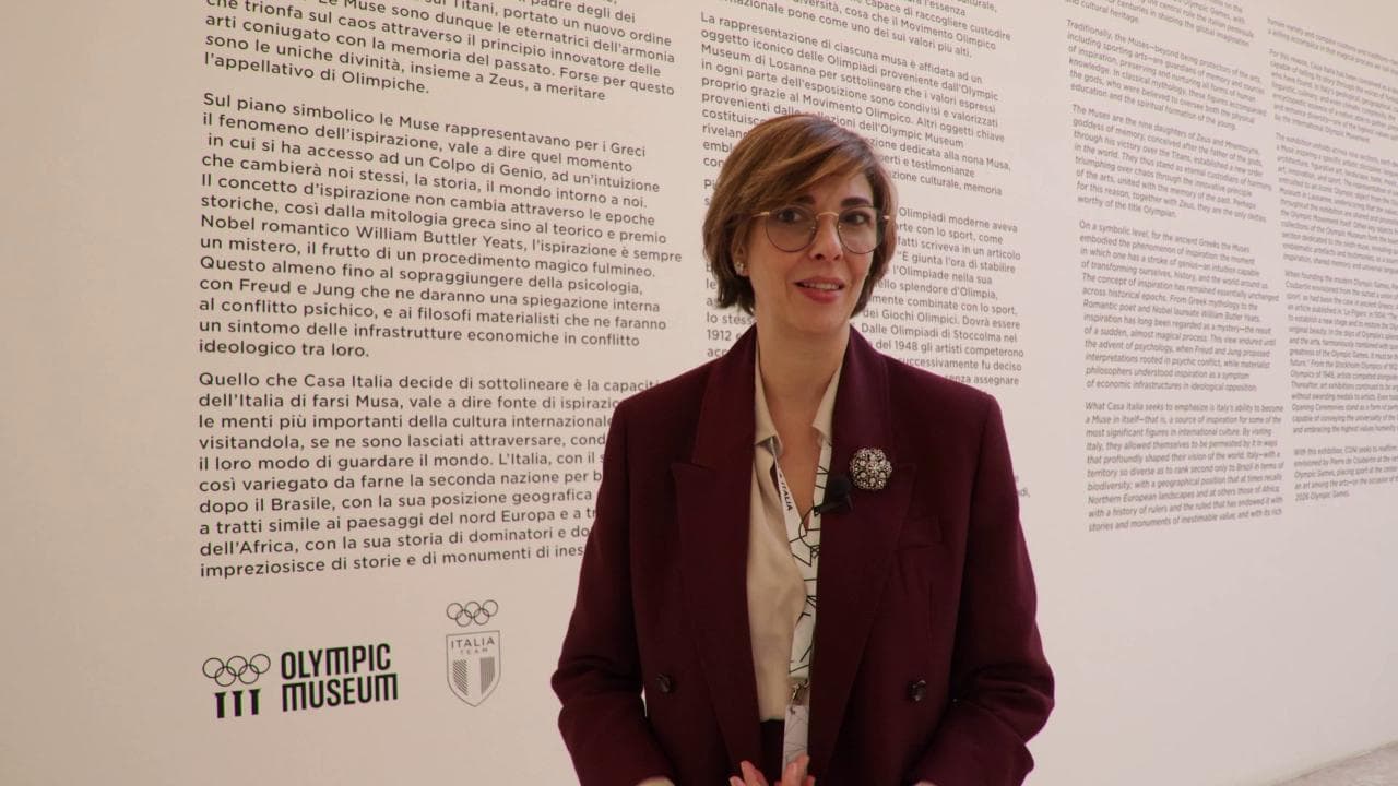 Milano Cortina, "Musa" a Casa Italia: "Le Olimpiadi sono di tutti. Le raccontiamo con l'arte"