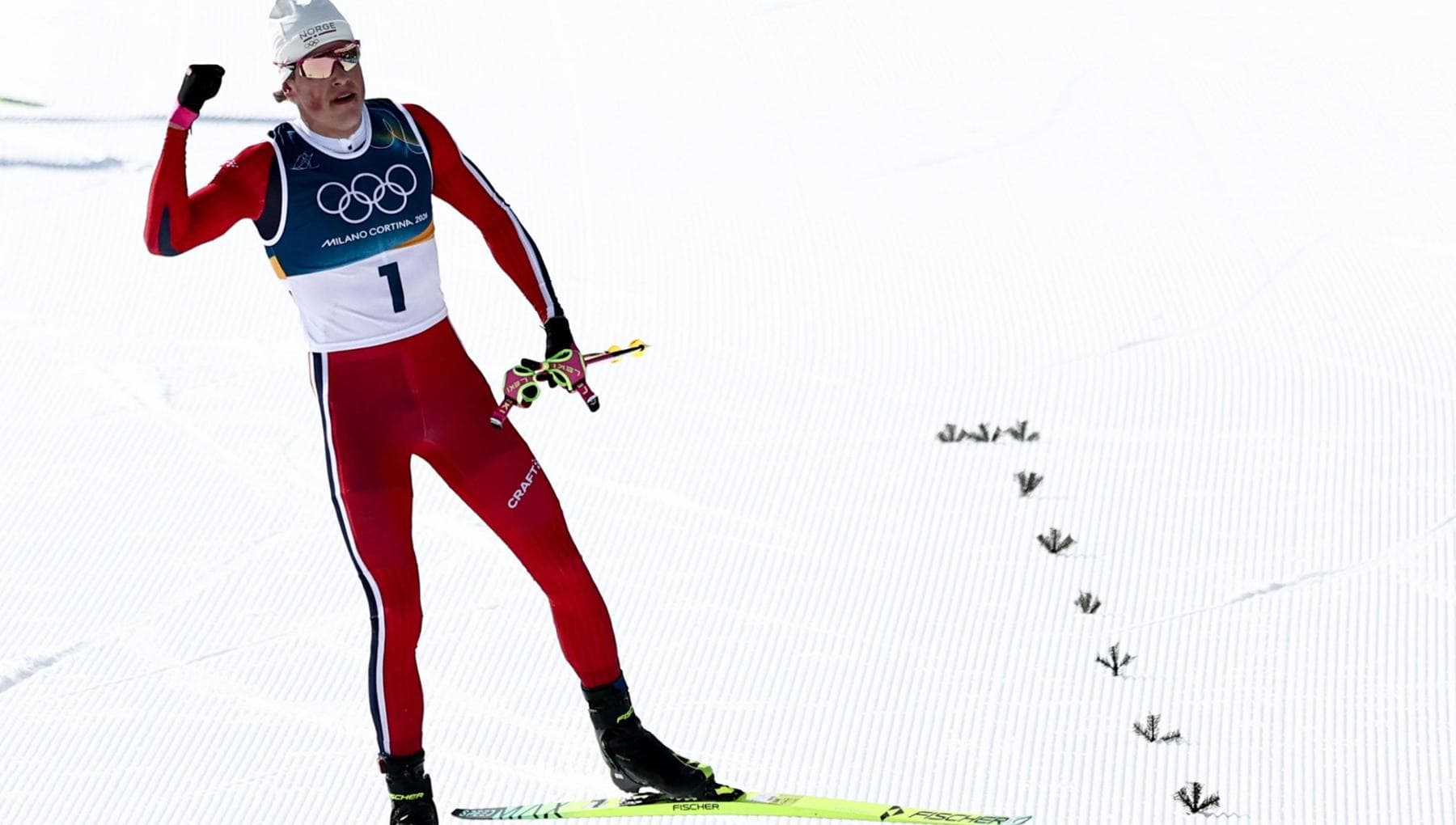 Klaebo domina nello skiathlon e prosegue la striscia d’oro. Italiani indietro: “Sciolina sbagliata”