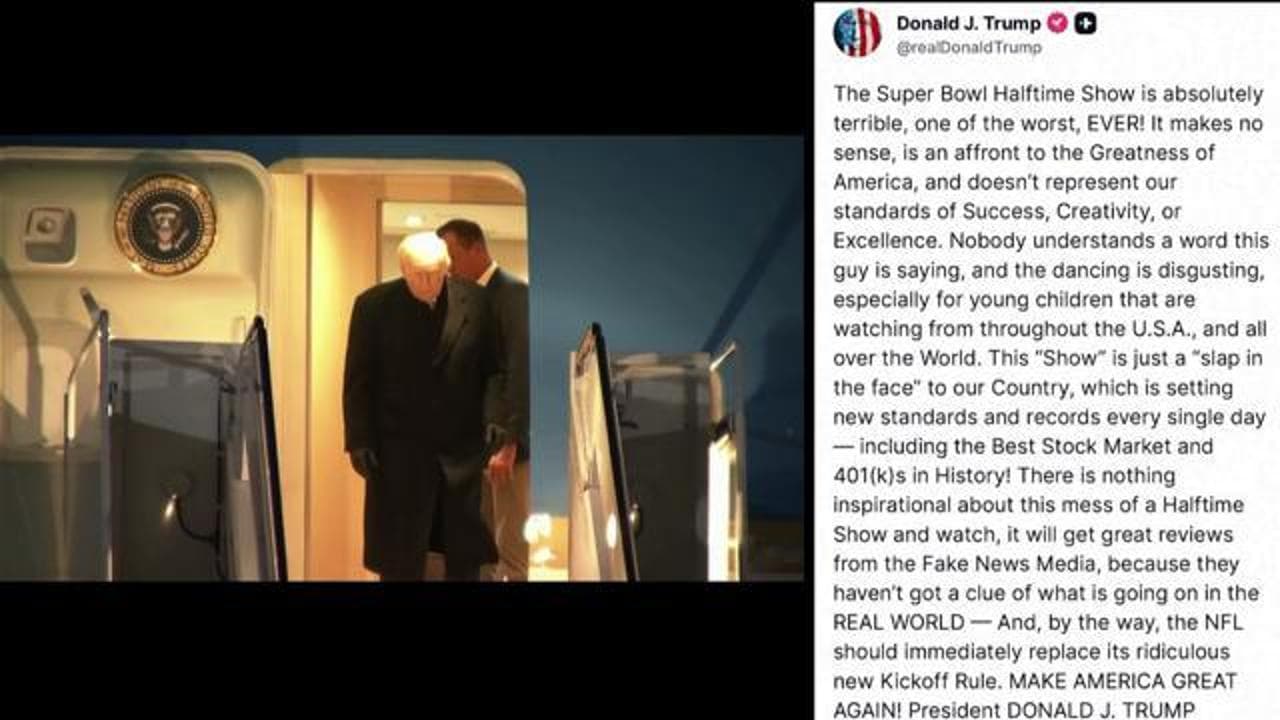 Super Bowl, lo spettacolo di Bad Bunny fa infuriare Trump: "Una vera schifezza"