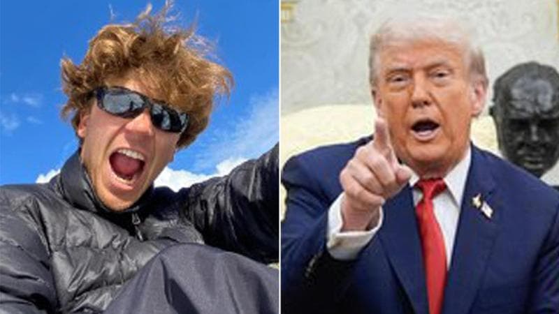 Hunter Hess e Donald Trump