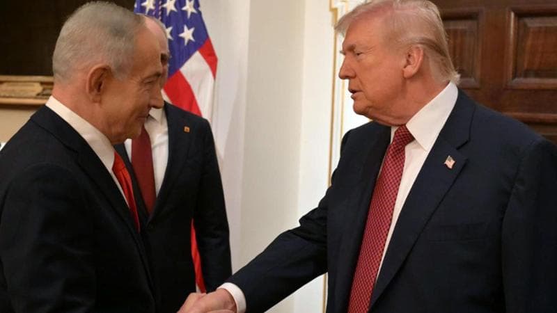 L'incontro alla Casa Bianca tra Donald Trump e Benjamin Netanyahu
