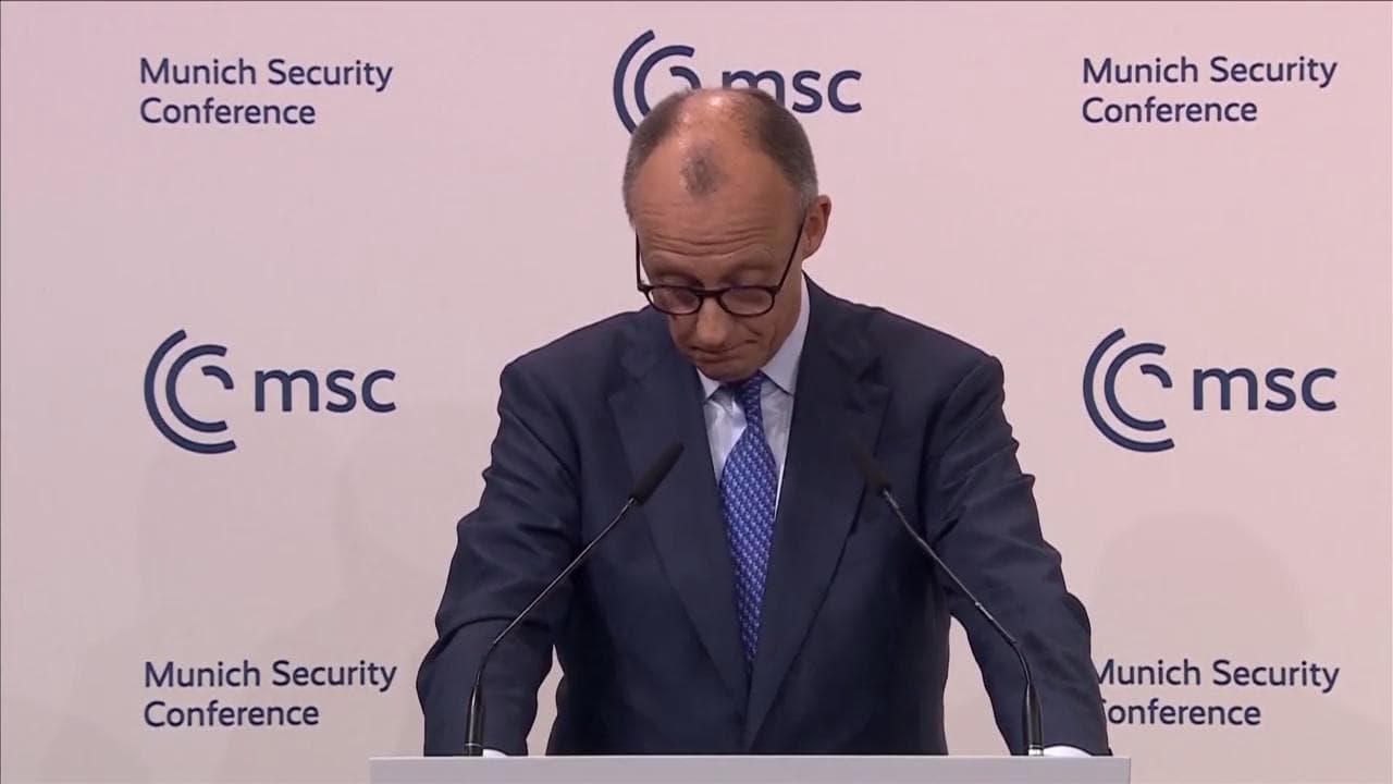 Conferenza di Monaco, il cancelliere tedesco Merz: "La cultura Maga non è la nostra"