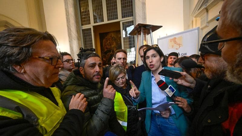 La segretaria del Pd Elly Schlein