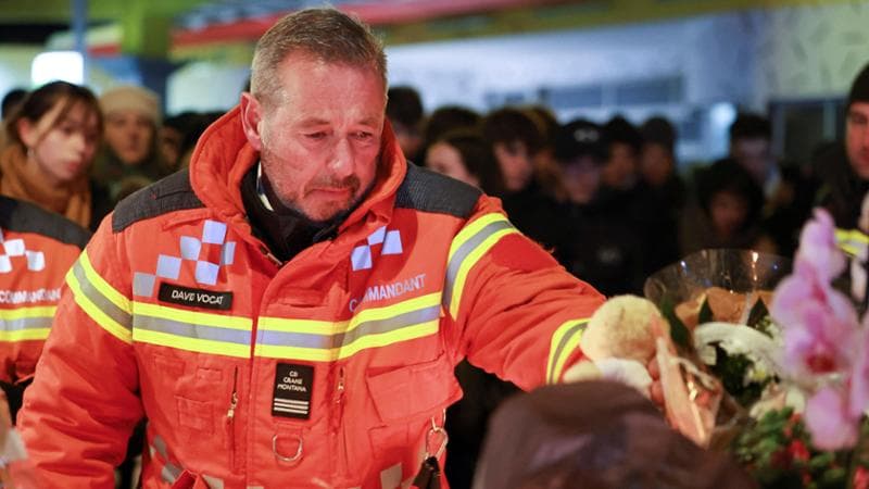 Le lacrime di Vocat dopo la tragica notte&nbsp;REUTERS Stephanie Lecocq

