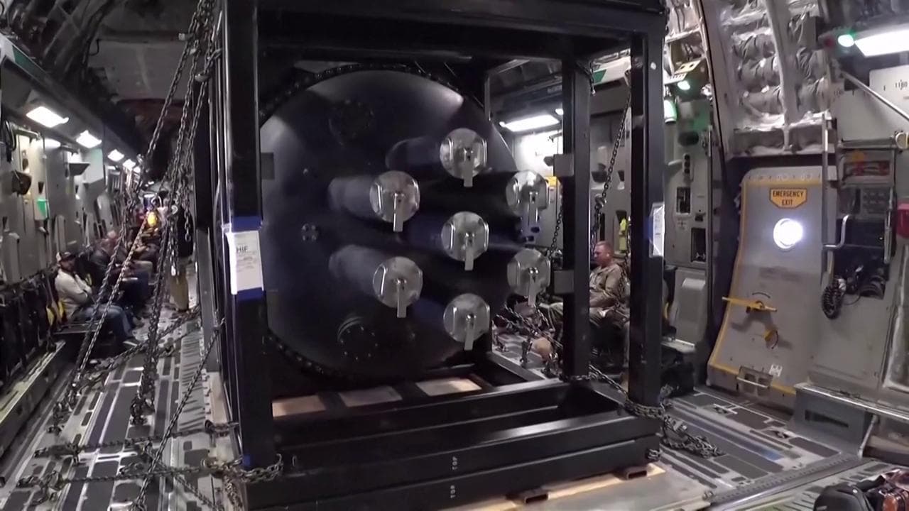 Stati Uniti: trasportato per la prima volta su un cargo un micro-reattore nucleare