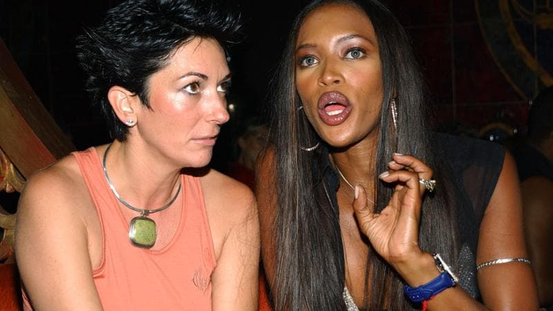Ghislaine Maxwell e Naomi Campbell
