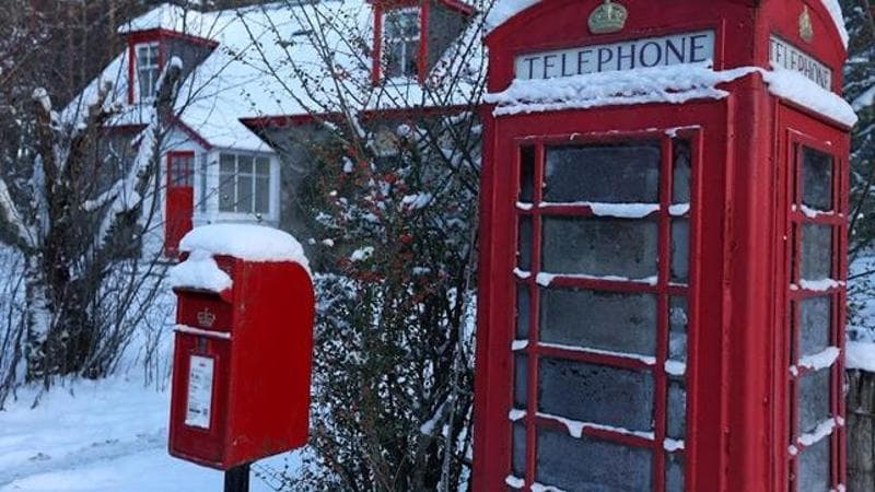 Snow covers (REUTERS/Russell Cheyne)