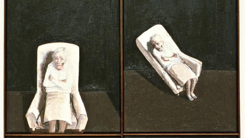 Seeing the Light opera di Evelyn Williams del 1987 (collezione privata, particolare)
