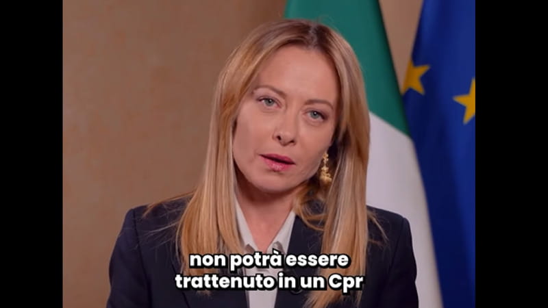 Meloni: “Parte delle toghe politicizzate continua a ostacolarci sui migranti”