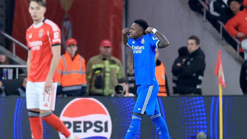 Vinicius dopo il gol