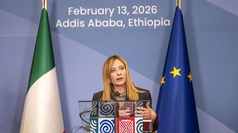 Addis Abeba (Etiopia), 13 febbraio: la premier Giorgia Meloni