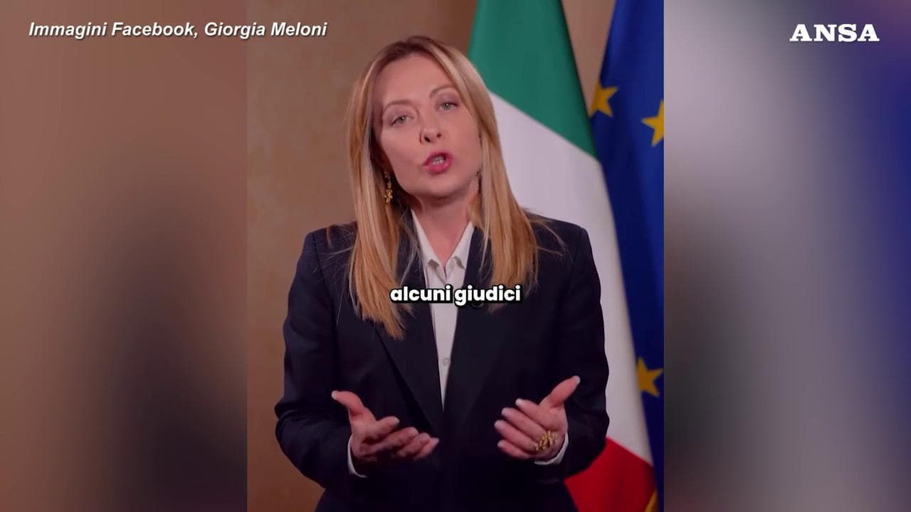 Meloni: "Una parte politicizzata della magistratura ci ostacola sui migranti"