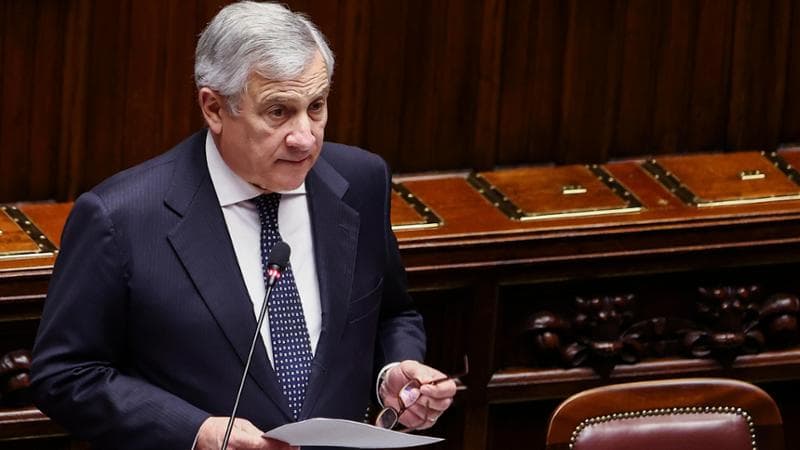 Il ministro degli Esteri, Antonio Tajani
