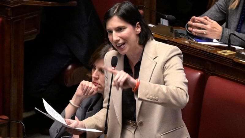 La leader del Pd, Elly Schlein