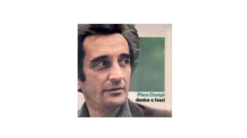 La copertina del disco Dentro e fuori (1976) di Piero Ciampi che contiene la canzone L’incontro