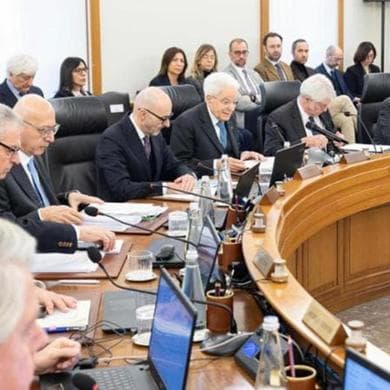 Sergio Mattarella al Csm