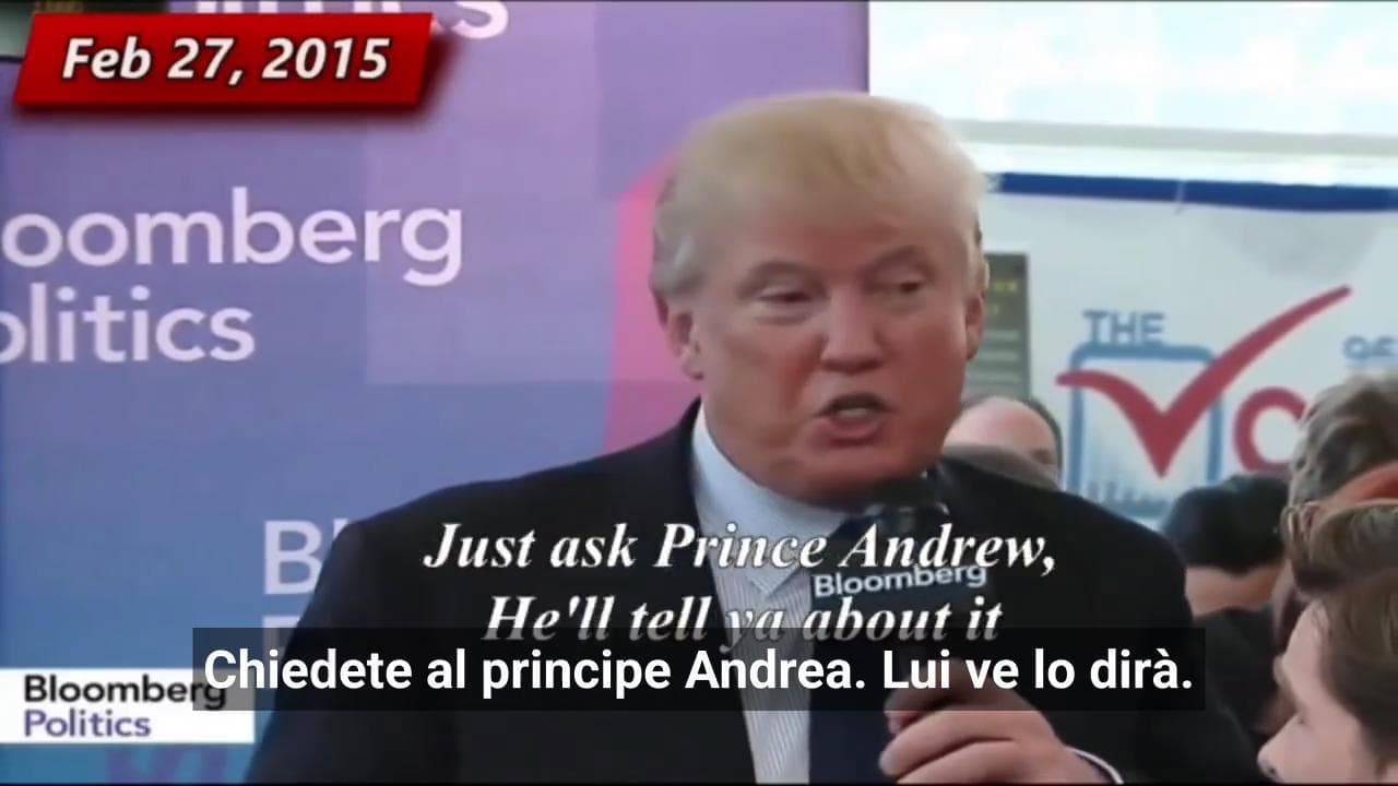 Trump e la frase del 2015 sul Principe Andrea: "Chiedete a lui dell'isola di Epstein, vi dirà tutto"