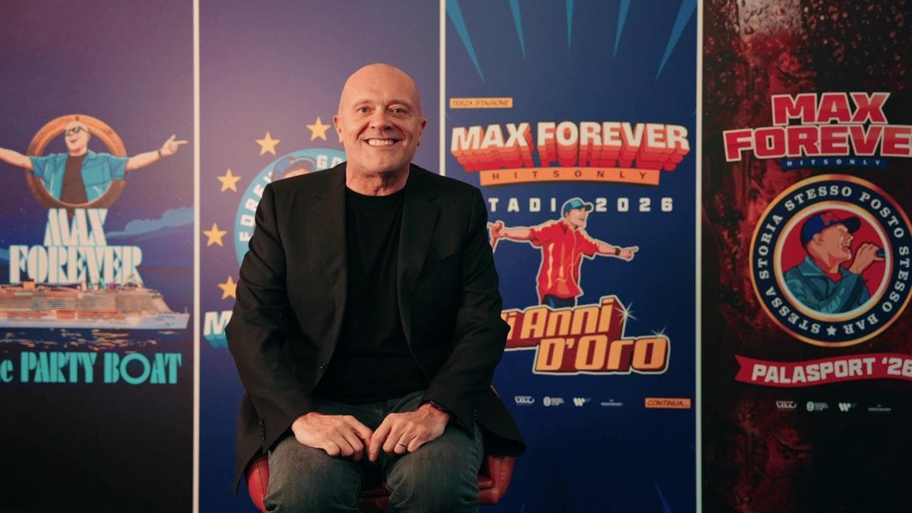 Max Pezzali: "Una energia pazzesca per la mia crociera musicale"