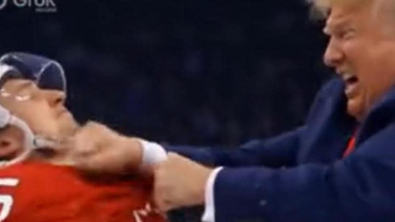 Trump posta video AI in cui gioca nella nazionale Usa di hockey e vince (con rissa) contro il Canada