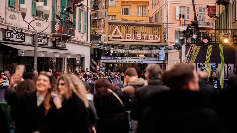 Sanremo, 23 febbraio: il teatro Ariston