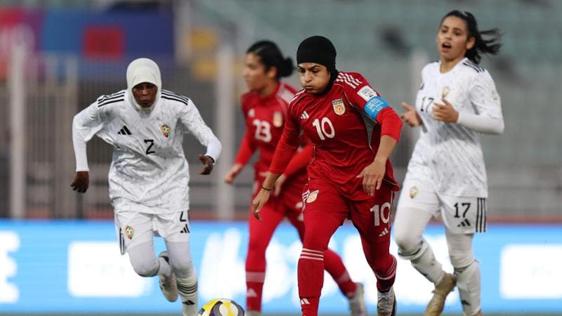 Susan Khojasta è arrivata in Italia nel 2021. In un momento della partita contro la Libia durante il Fifa ­­Unites: Women’s Series