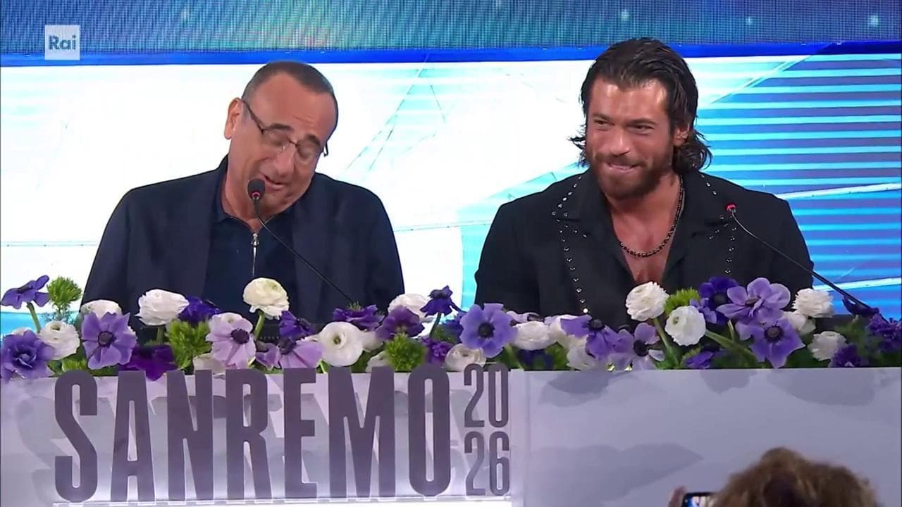 Sanremo, "Non sono impegnato, hai suggerimenti?": la battuta del single Can Yaman. E quella di Conti