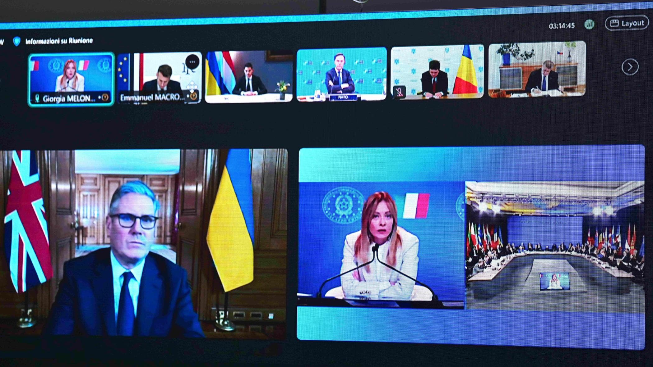 La premier: “Sostegno a Kiev, nuovi aiuti militari nel 2026”