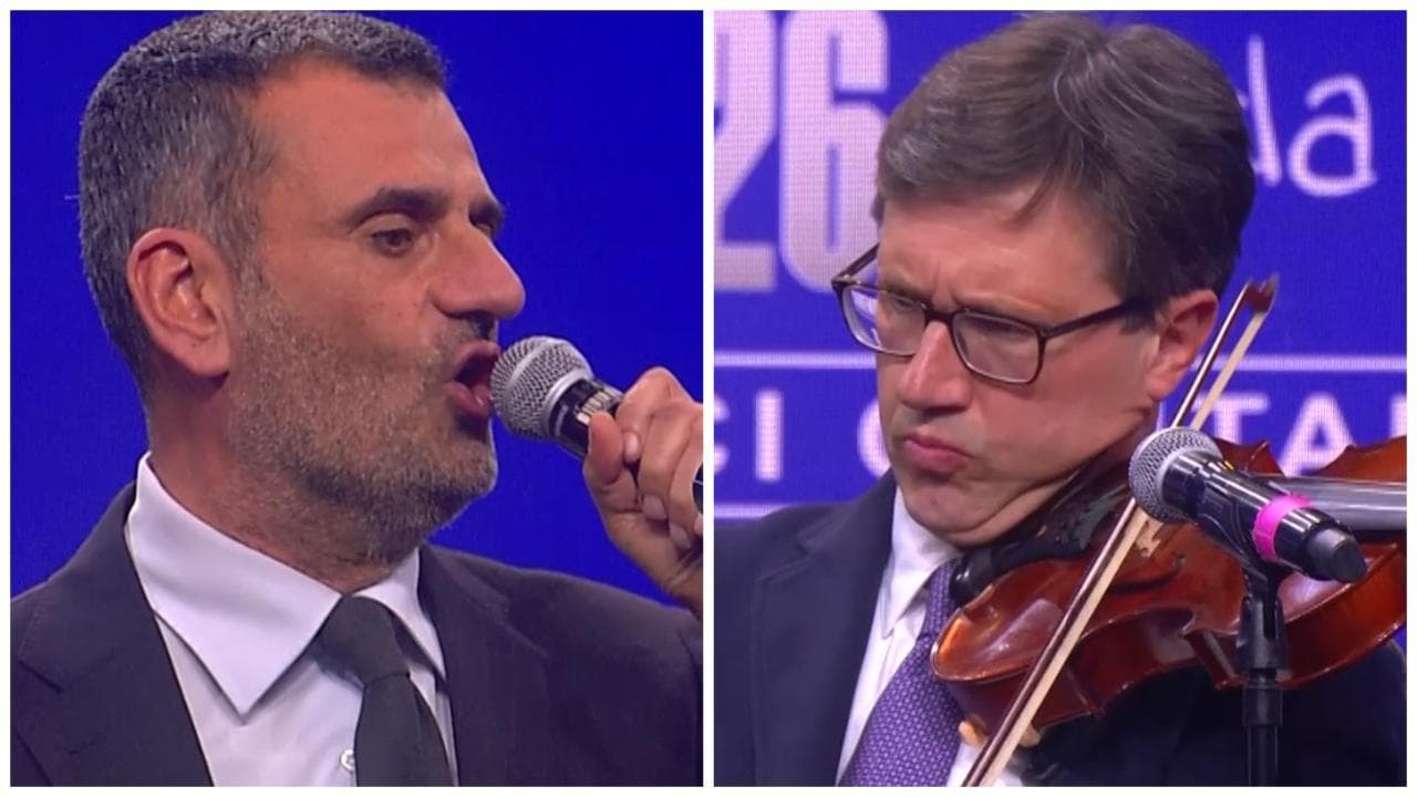 'Sanremo da pecora', cantano i politici: Decaro alla voce e Nardella al violino trionfano con 'Rossetto e Caffè' di Sal Da Vinci