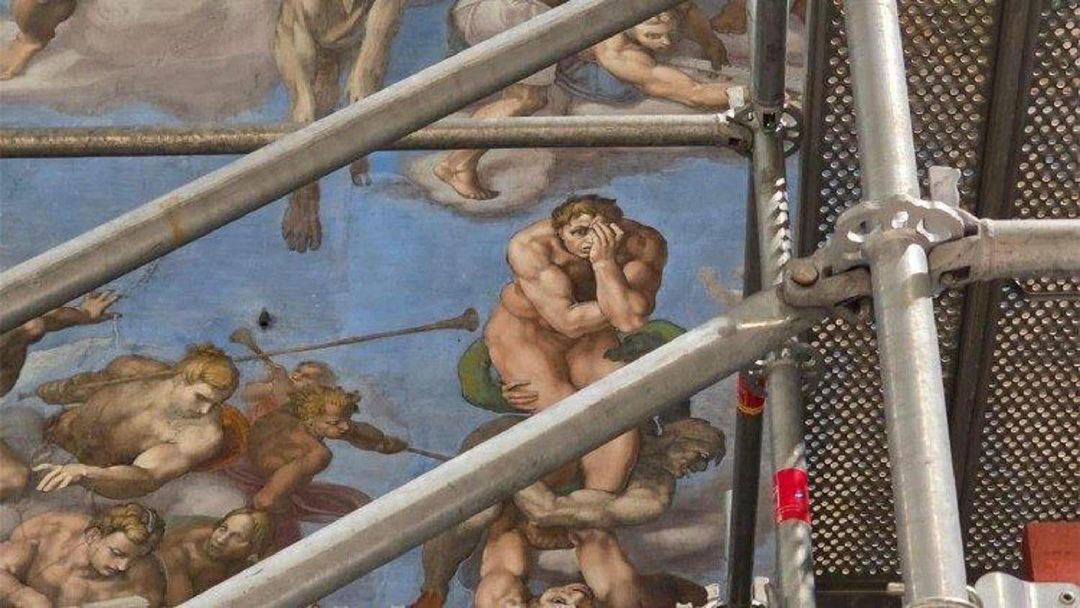Giudizio Universale, lavori in corso: ecco da cosa è provocata la patina bianca che lo sta coprendo