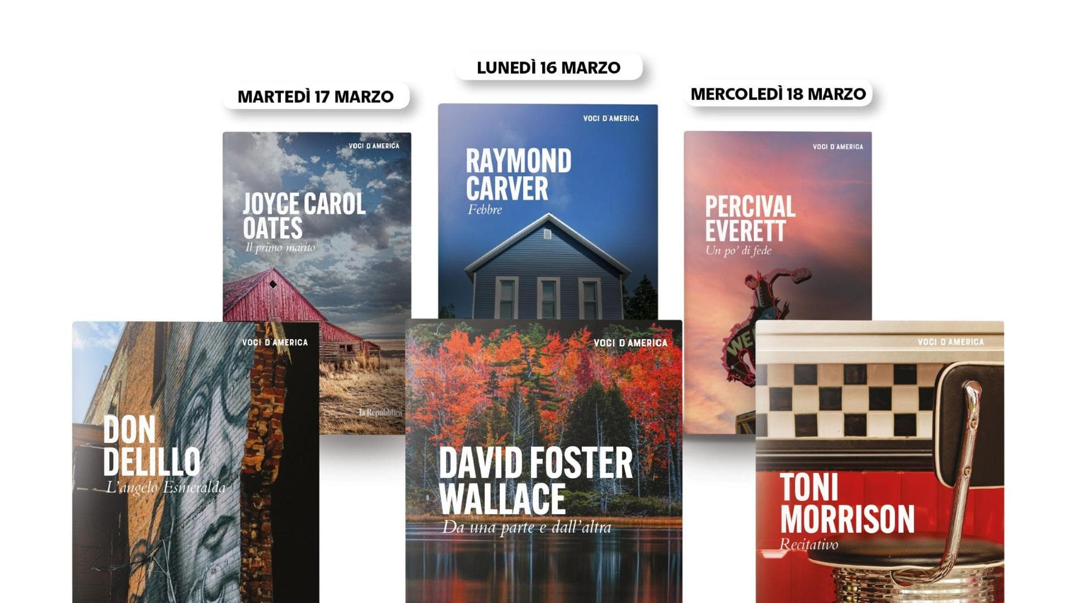 “Voci d’America”, la grande letteratura in regalo con Repubblica
