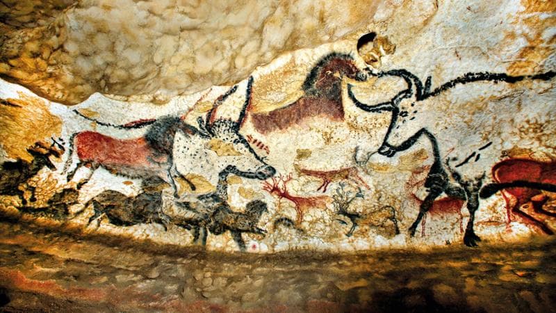 Sala dei tori, Grotte di Lascaux, particolare
&nbsp;
