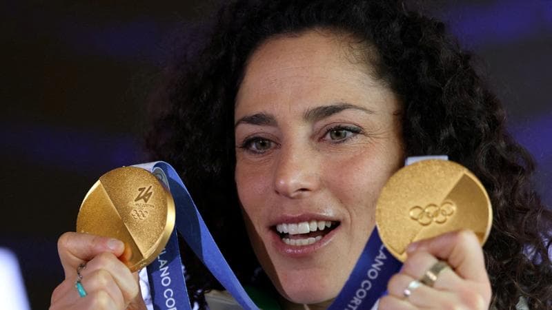 Federica Brignone, 35 anni, coi suoi due ori olimpici