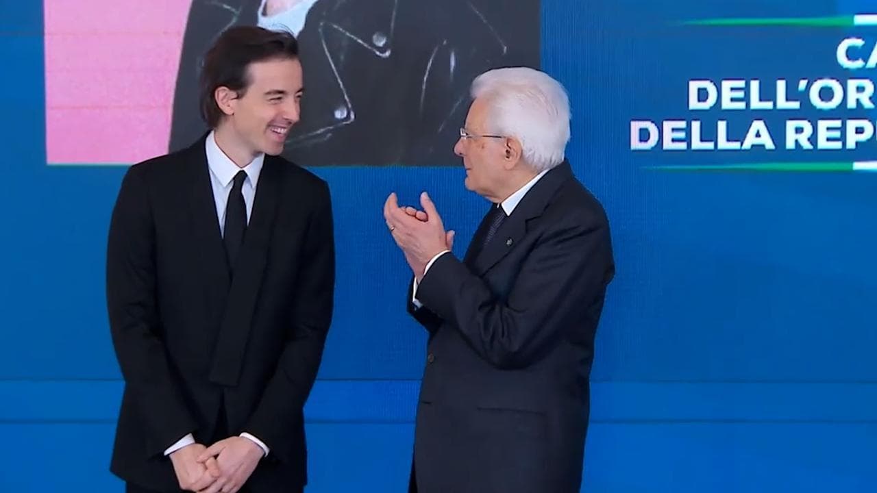 Diodato "cavaliere" da Mattarella per l'attenzione alle associazioni impegnate nelle periferie