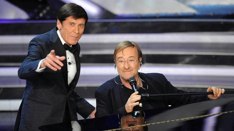 Gianni Morandi con Lucio Dalla