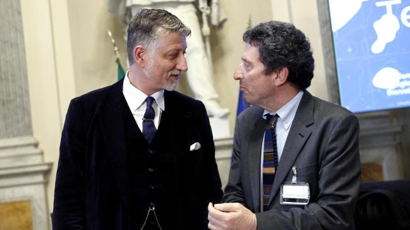 Alessandro Giuli e Pietrangelo Buttafuoco
