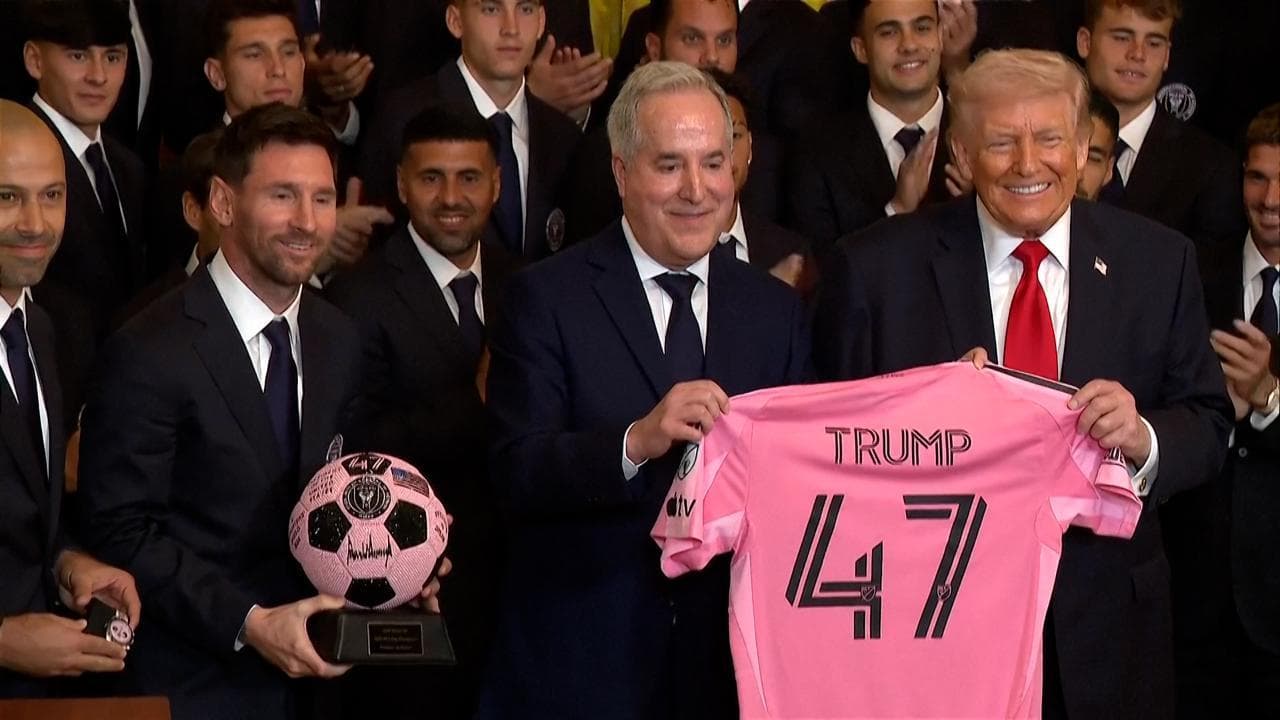 Usa, Trump riceve Lionel Messi: "Benvenuto alla Casa Bianca!"